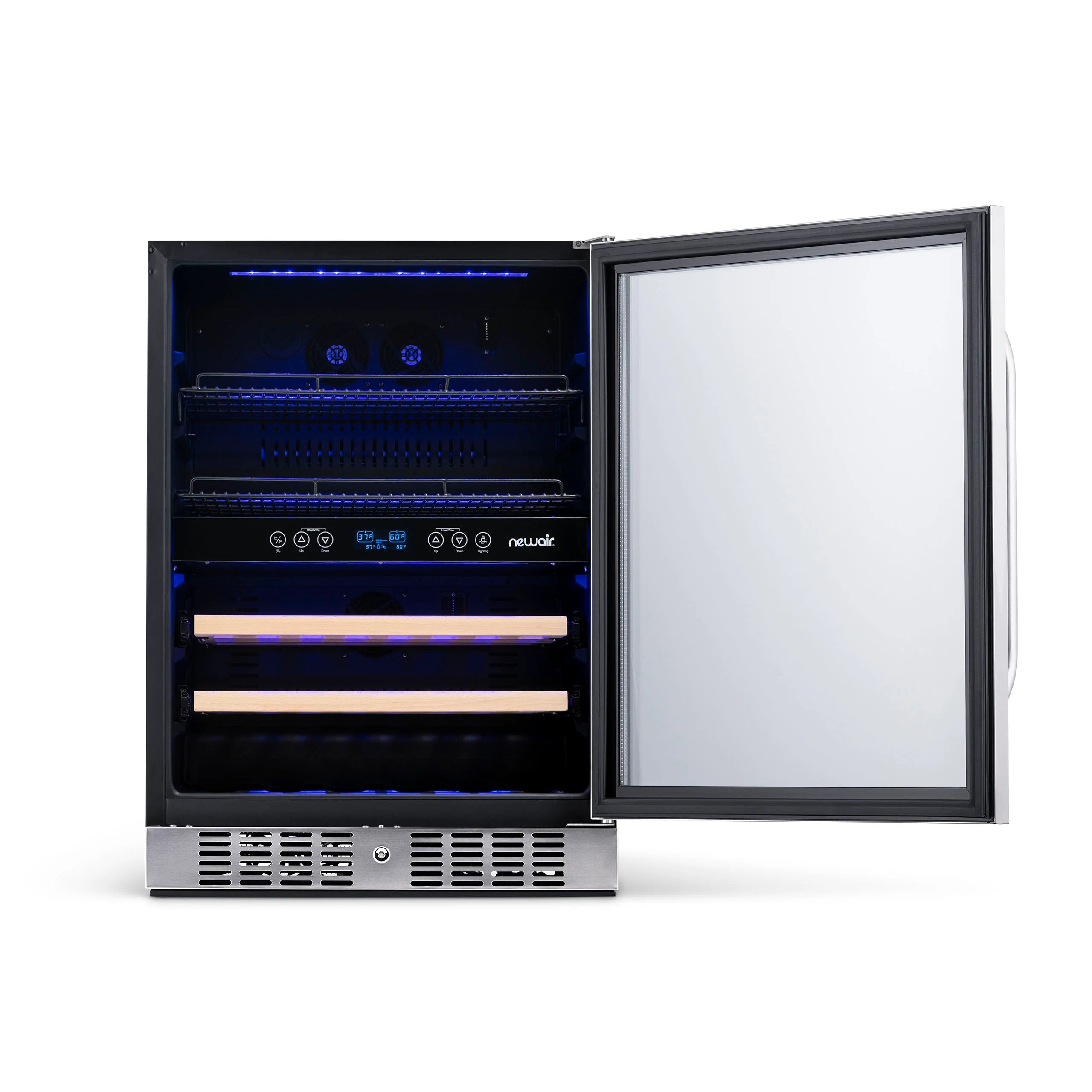 2025 Newair® Refrigerador Empotrable de Doble Zona para 70 Latas y 20 Botellas - 24"