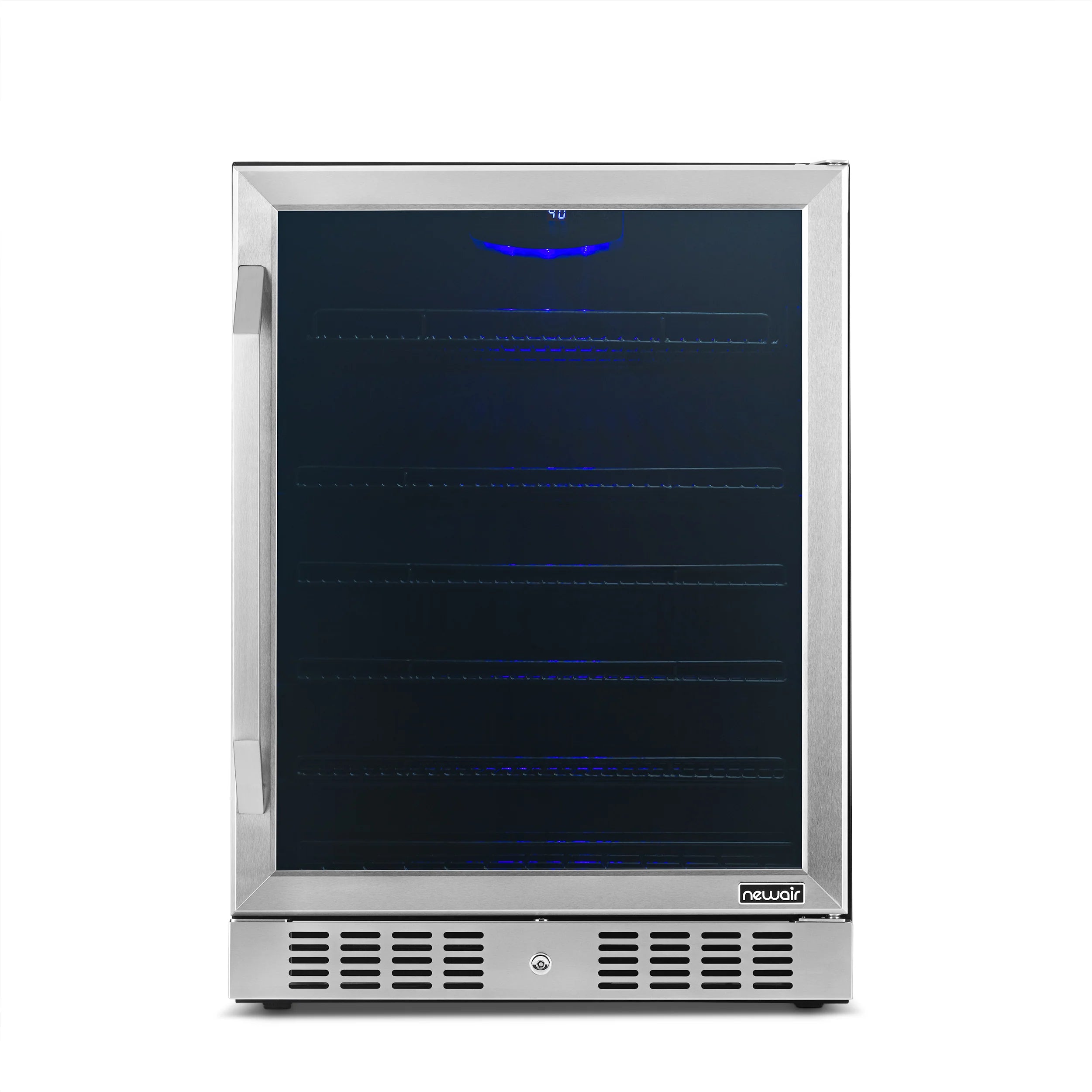 2025 Newair® Refrigerador de Bebidas Empotrable o Independiente de Acero Inoxidable – 177 Latas – 24”