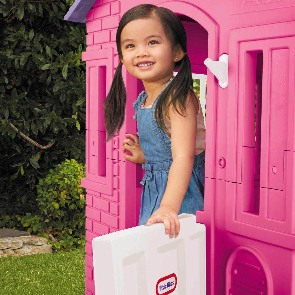 Casita Little Tikes Cape Cottage, Rosa – Casa de Juego para Niñas y Niños de 2 a 8 Años