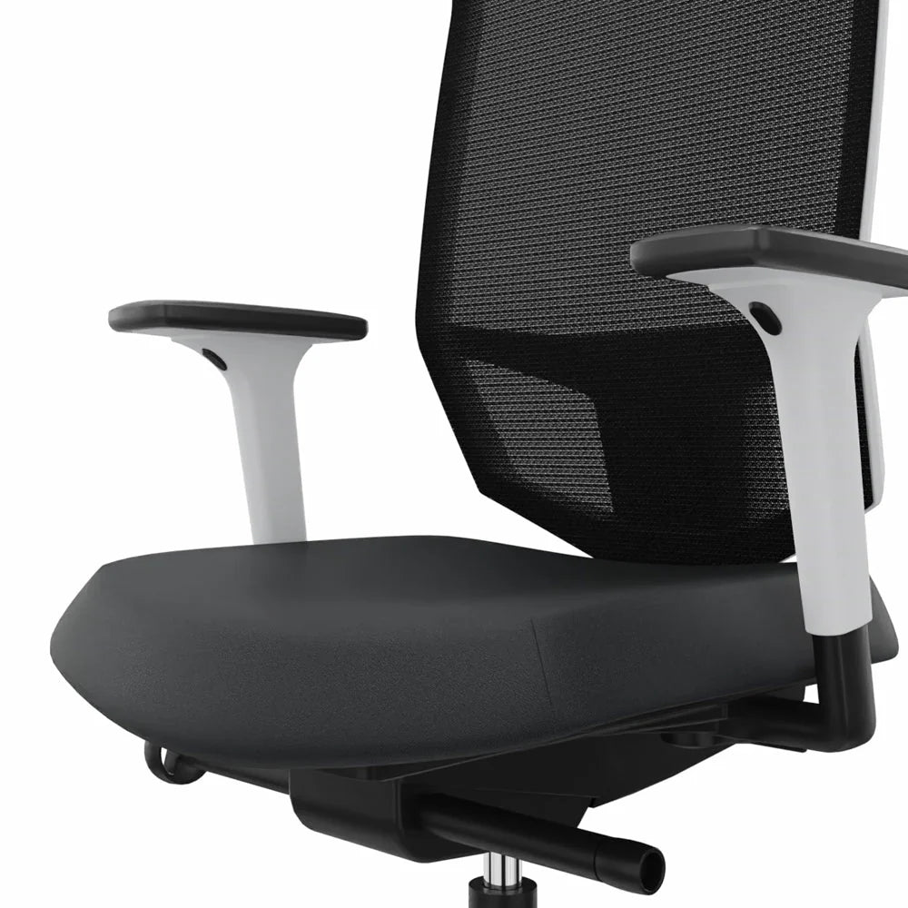 2025 Silla de Oficina Ergonómica Dauphin @JUST EVO MESH WHITE AJ 5776_SLP