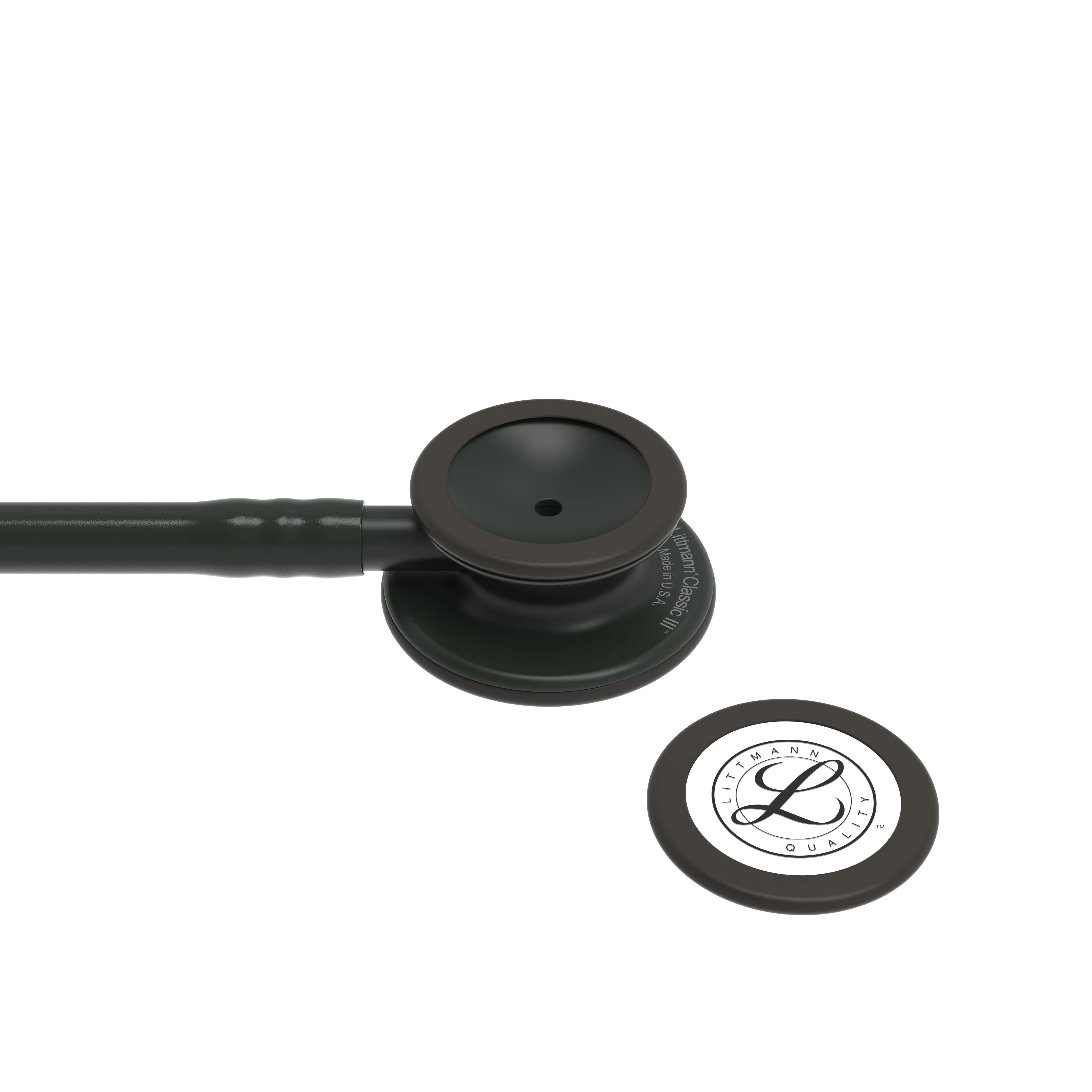 2025 Estetoscopio de Monitoreo Littmann Classic III: Todo Negro 5803