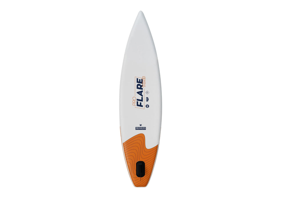 2025 Flare Pro 10.8 Tabla de SUP Touring hinchable – Double Layer Fusion, con remo de fibra de vidrio, bomba y mochila con ruedas