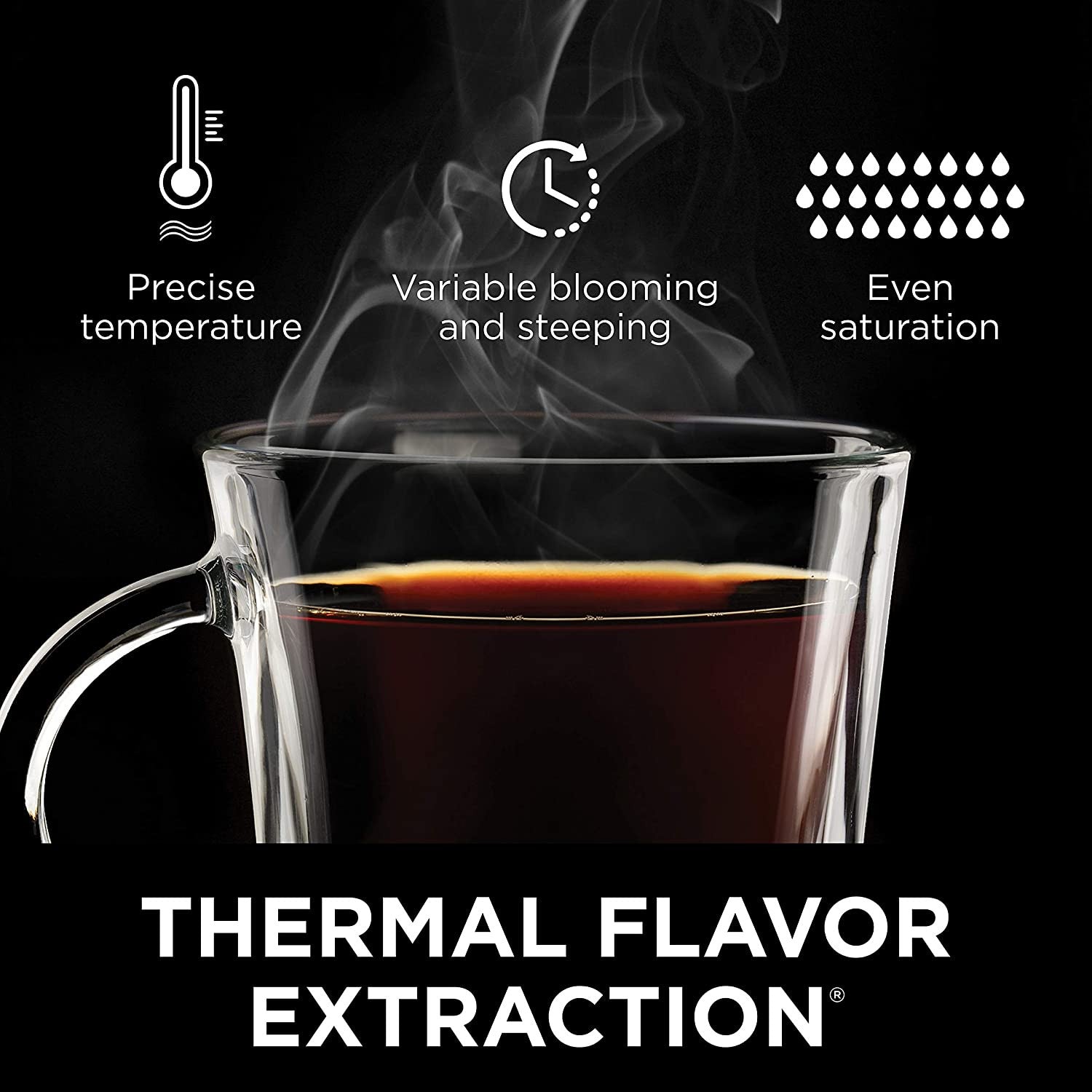 2025 Sistema de Preparación de Café y Té Ninja Hot & Cold Brewed, con Tecnología Auto-iQ y Jarra de Vidrio