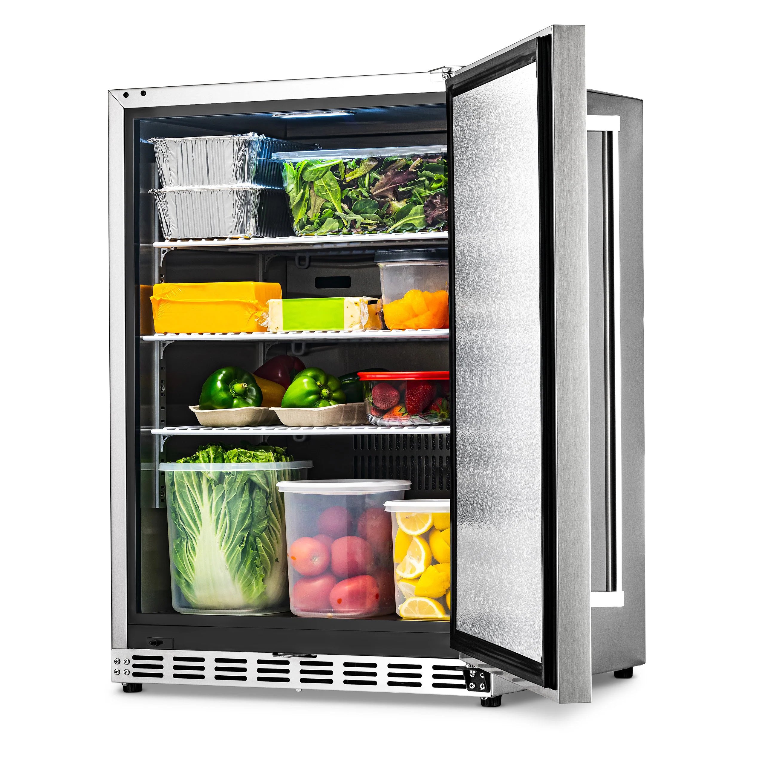 2025 Newair® Refrigerador Comercial Empotrable de 24" – 5,3 pies cúbicos – Acero Inoxidable – 23,6"