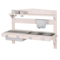 Cocina de juego y barro colgante – Madera certificada FSC – Acabado en gris grabado