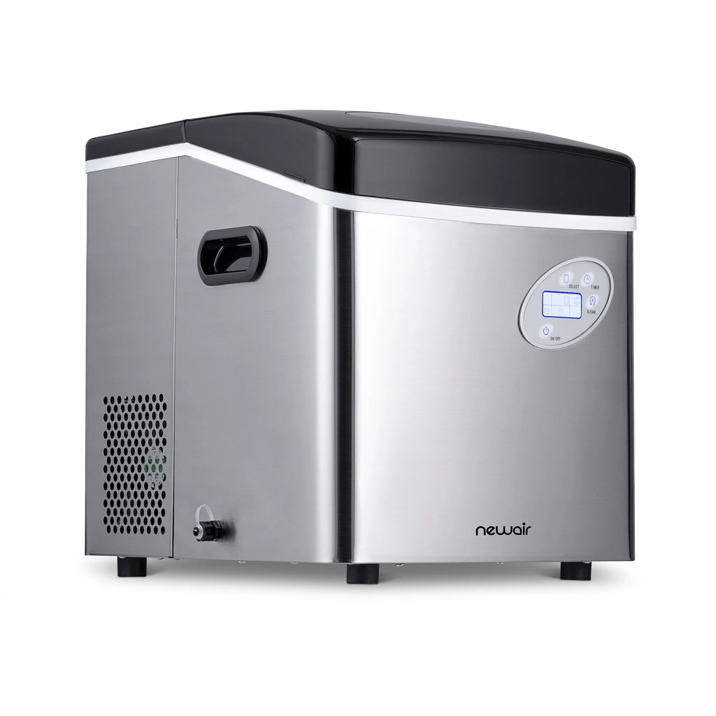 2025 Máquina de Hielo de Encimera Newair® – Cubos de Hielo en Forma de Bala, Rojo