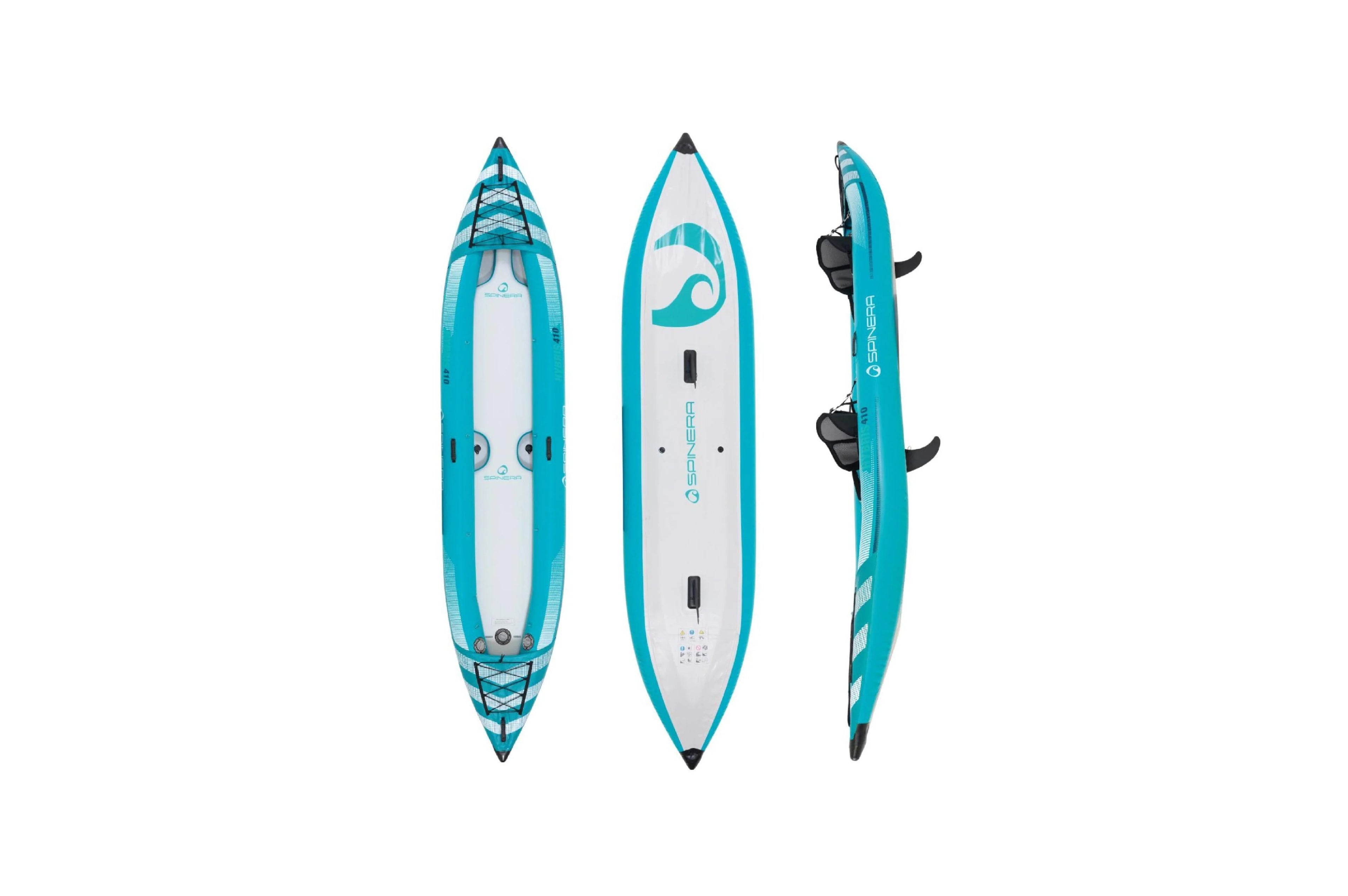 2025 Hybris 410 Kayak hinchable para 2 personas con suelo Drop-Stitch y paredes de PVC