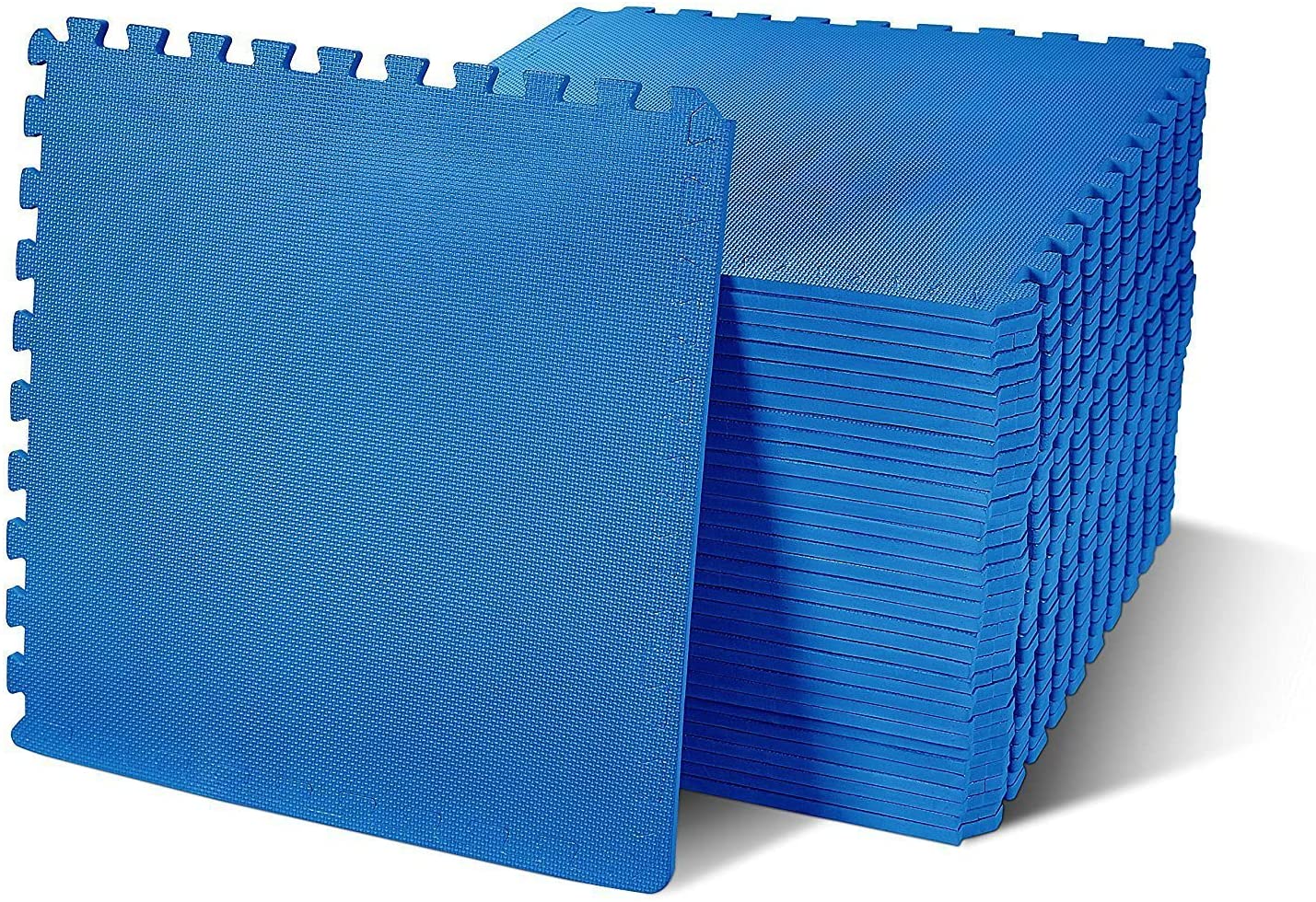 Tapete de ejercicio tipo rompecabezas BalanceFrom con losetas entrelazadas de espuma EVA