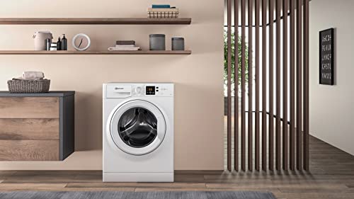 2025 Bauknecht BPW 814 A Lavadora de carga frontal / 8 kg / Eliminación potente de manchas / Clean Plus / Ciclo corto 45' / Anti-Alergia Plus / Detección automática de carga / Opción Extra Touch, Blanco