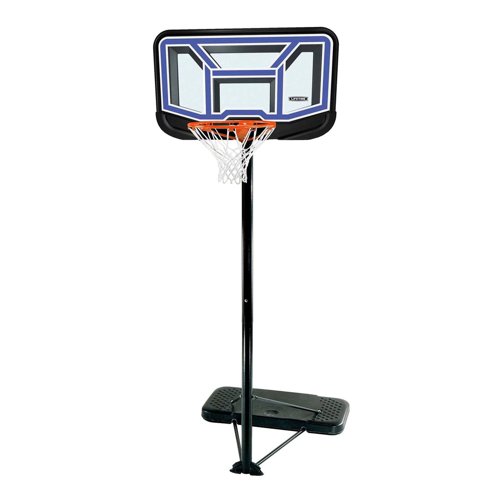 Lifetime Aro de Baloncesto Portátil Ajustable de 44 Pulgadas con Policarbonato – 90114