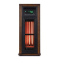 Lifesmart HT1216 Calefactor de Torre Infrarrojo Eléctrico de 23 Pulgadas, 1500 Vatios para Habitaciones Grandes, con Termostato, Modo Ecológico y Control Remoto