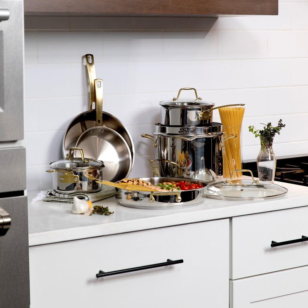 2025 Set de Cocina ZLINE de 10 Piezas en Acero Inoxidable No Tóxico (CWSETL-ST-10)
