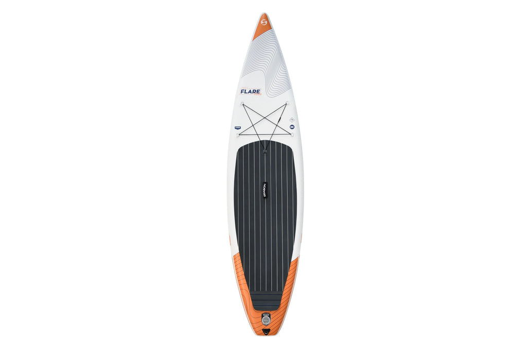 2025 Flare Pro 10.8 Tabla de SUP Touring hinchable – Double Layer Fusion, con remo de fibra de vidrio, bomba y mochila con ruedas