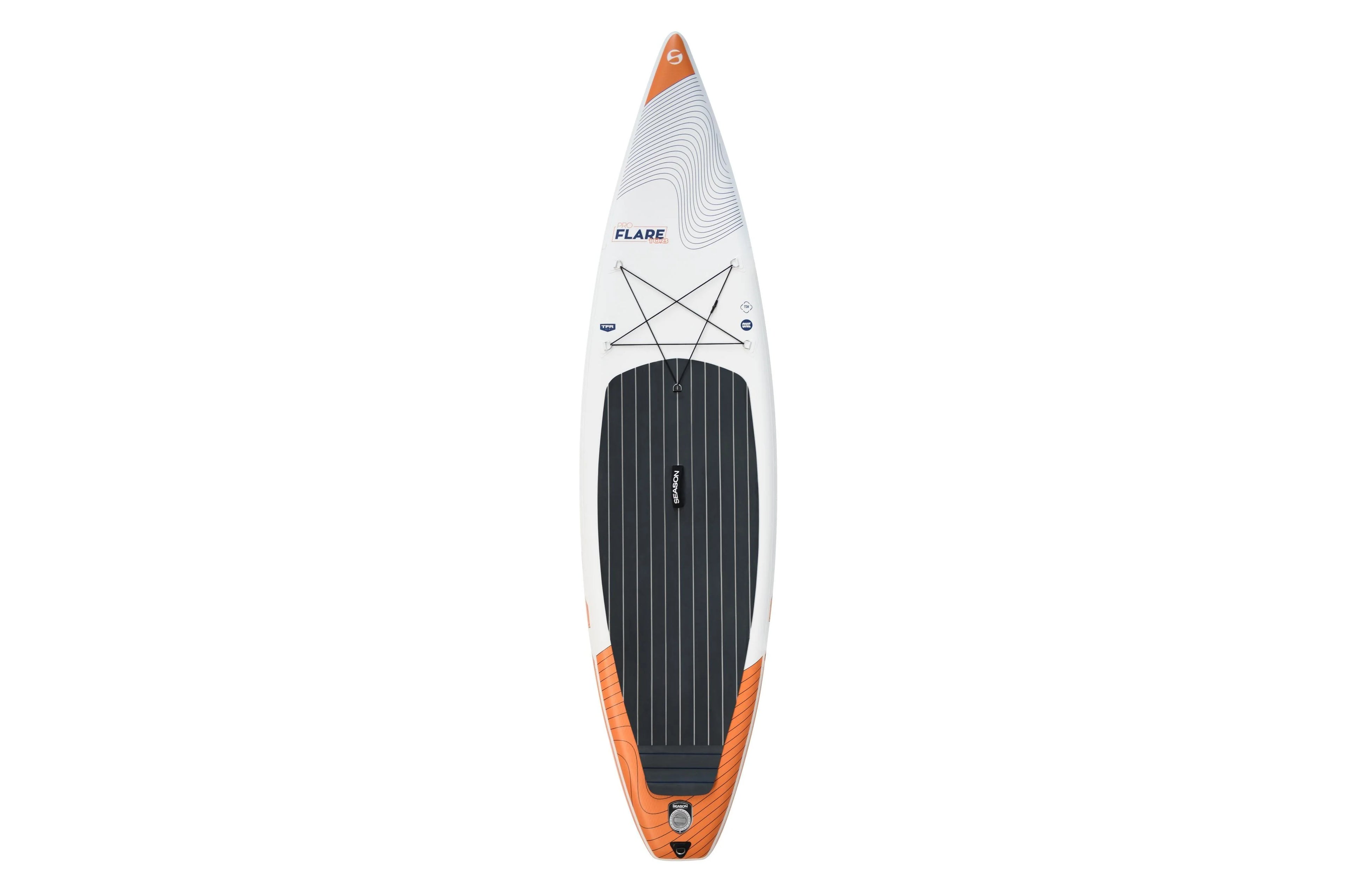 2025 Flare Pro 10.8 Tabla de SUP Touring hinchable – Double Layer Fusion, con remo de fibra de vidrio, bomba y mochila con ruedas
