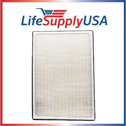LifeSupplyUSA Paquete de 8 Filtros HEPA de Repuesto Aftermarket (2 juegos) Compatibles con el Purificador de Aire para Toda la Casa IQAir Perfect 16 ID-2225 Modelo de 3 Toneladas, Parte # 202 11 30 02, Tamaño 3