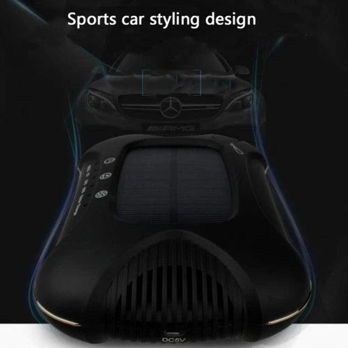 Purificador de Aire MAG.AL con Difusor de Aromas, Generador Automático de Niebla, Eliminador de PM 2.5, Purificador de Aire para Auto con Humidificador de Aire Fresco por USB y Filtro HEPA, Color Blanco