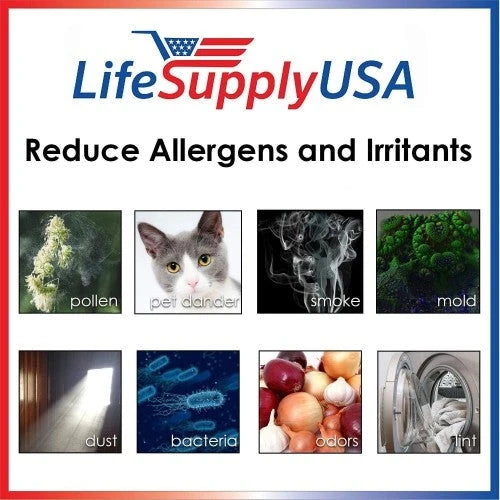 LifeSupplyUSA Paquete de 3 Filtros HEPA de Repuesto Compatibles con Envion AllergyPro Allergy Pro AP450 AP 450