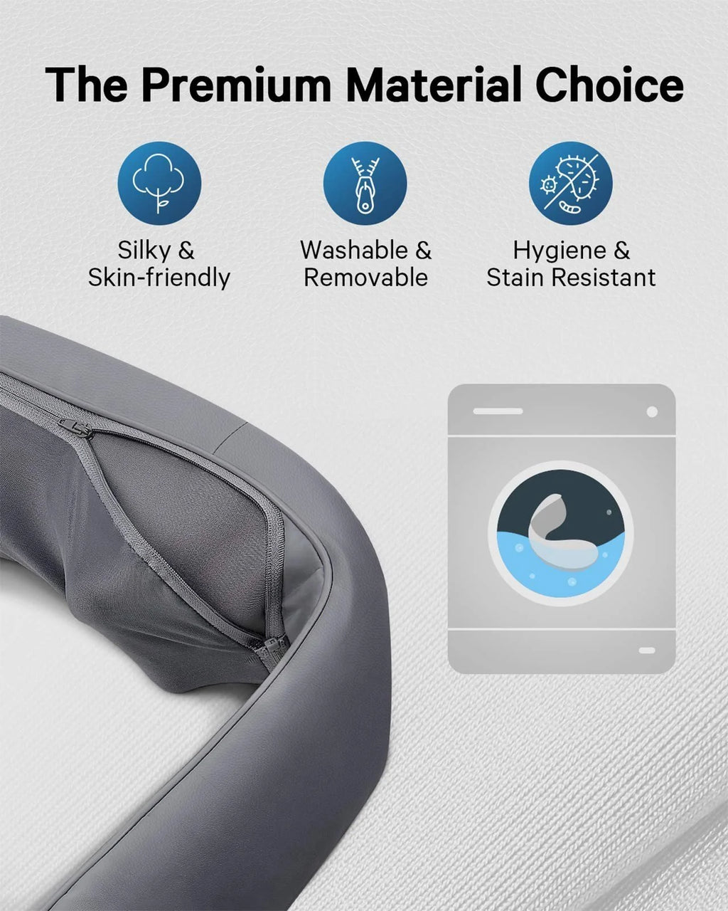 2025 Naipo oCuddle-P1 – Masajeador Inalámbrico Recargable para Cuello y Hombros, Masaje Shiatsu