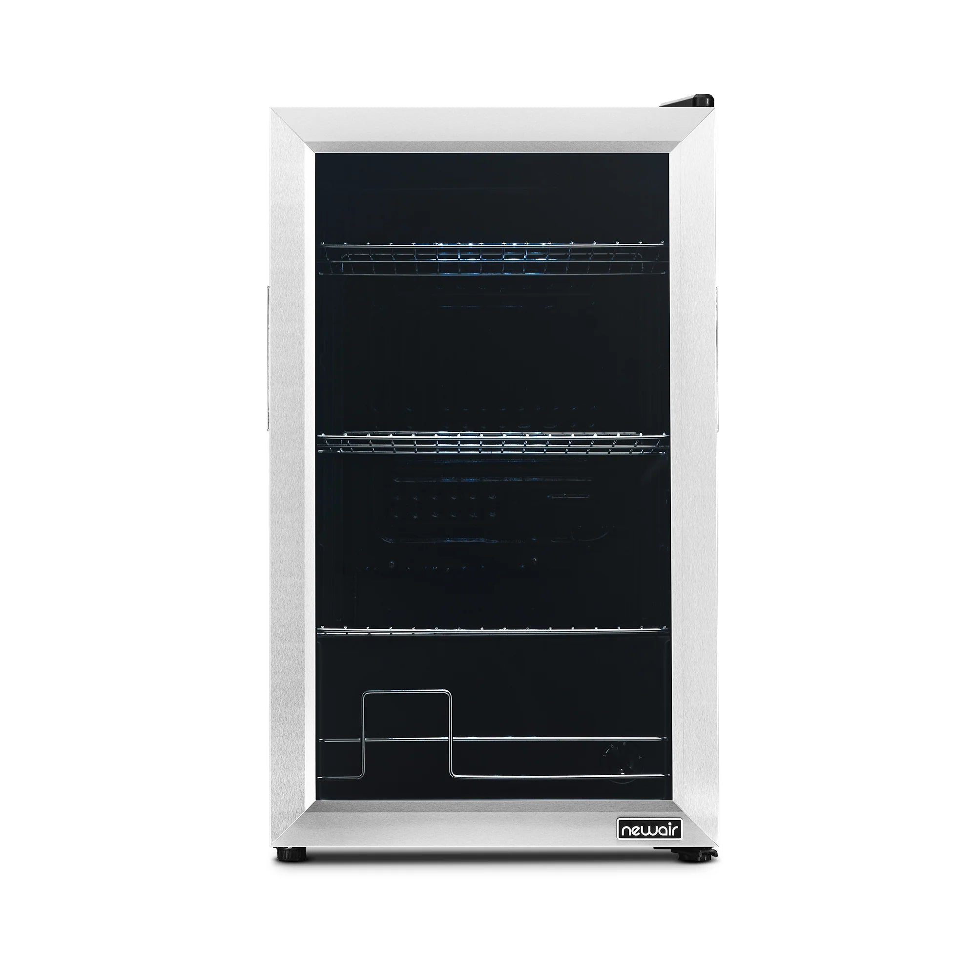 2025 Newair® Refrigerador de Bebidas Independiente de Acero Inoxidable – 100 Latas – 16,93”