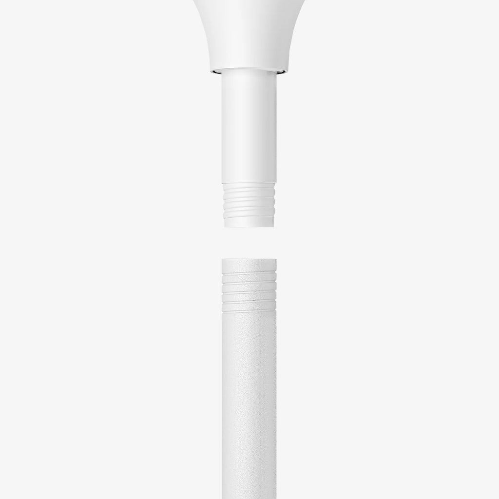 Ventilador de pie híbrido AirFlo™ 43" – Circulador de aire ultrasilencioso – Blanco