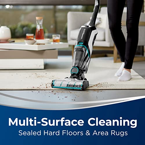 2025 Aspiradora Escoba 2 en 1 BISSELL CrossWave Cordless Max Sin Cable – Aspiración y Limpieza