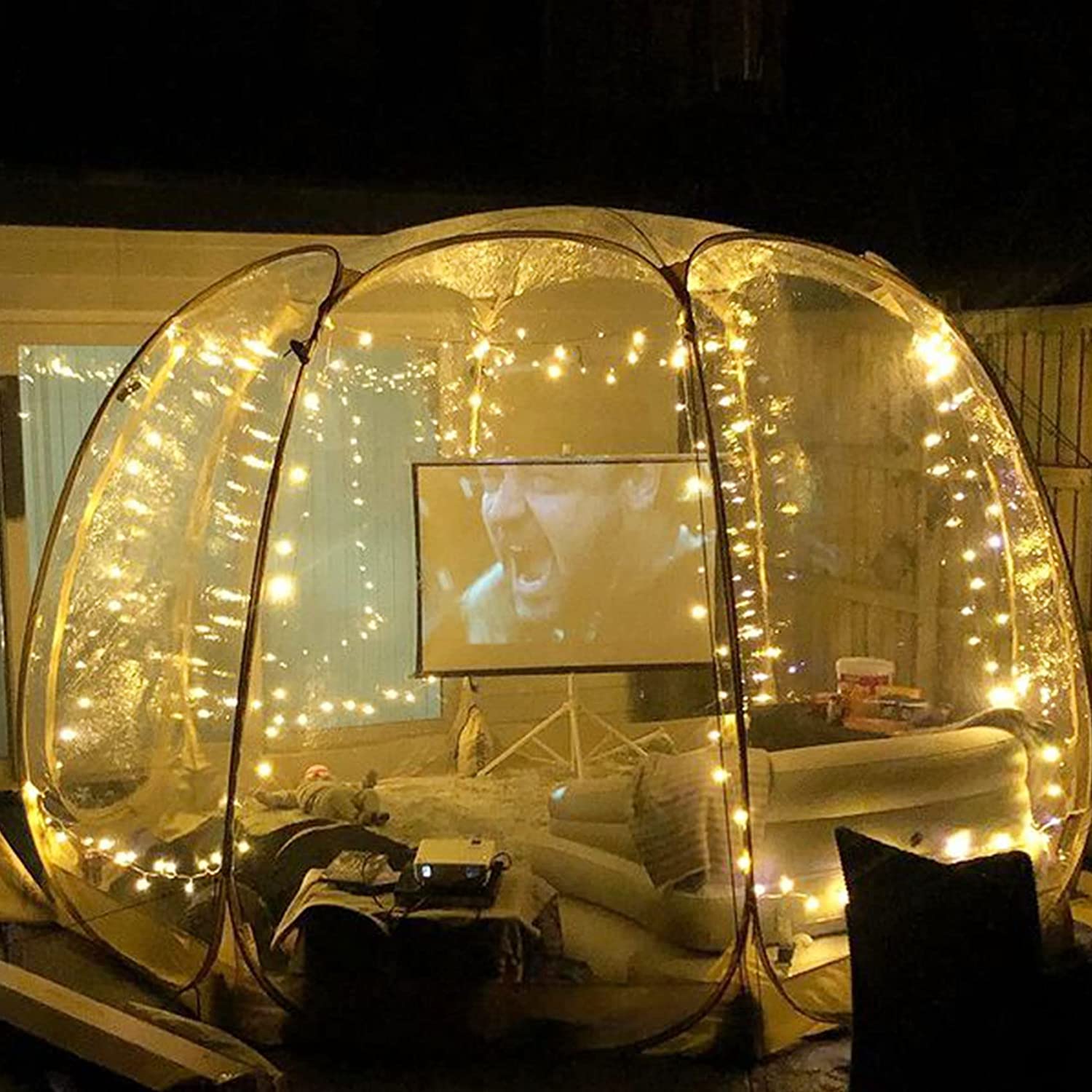 2025 Alvantor Burbuja Tienda Gazebo Pop Up, Refugio Tipo Igloo para 8-10 Personas, Carpa de Jardín y Patio