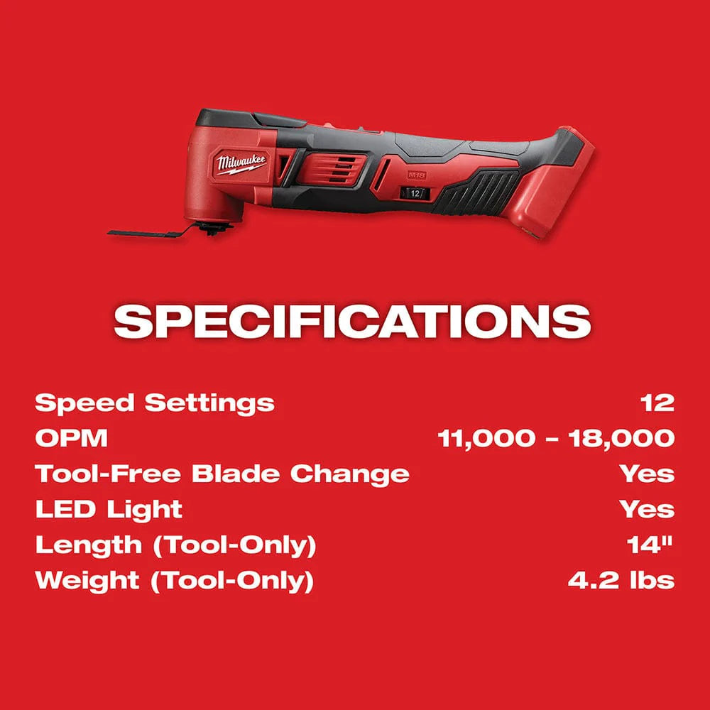 2025 Herramienta Multifunción Milwaukee M18™ – Versatilidad y Potencia para Profesionales
