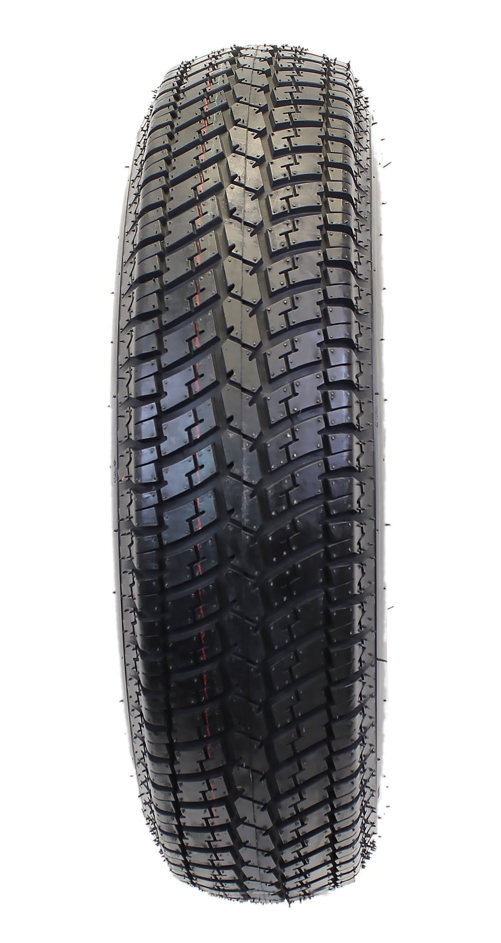Neumático para Remolque Montado en Rin ST205/75D15 F78-15 205/75-15 LRC Rueda de 5 Pernos Modular Plateada