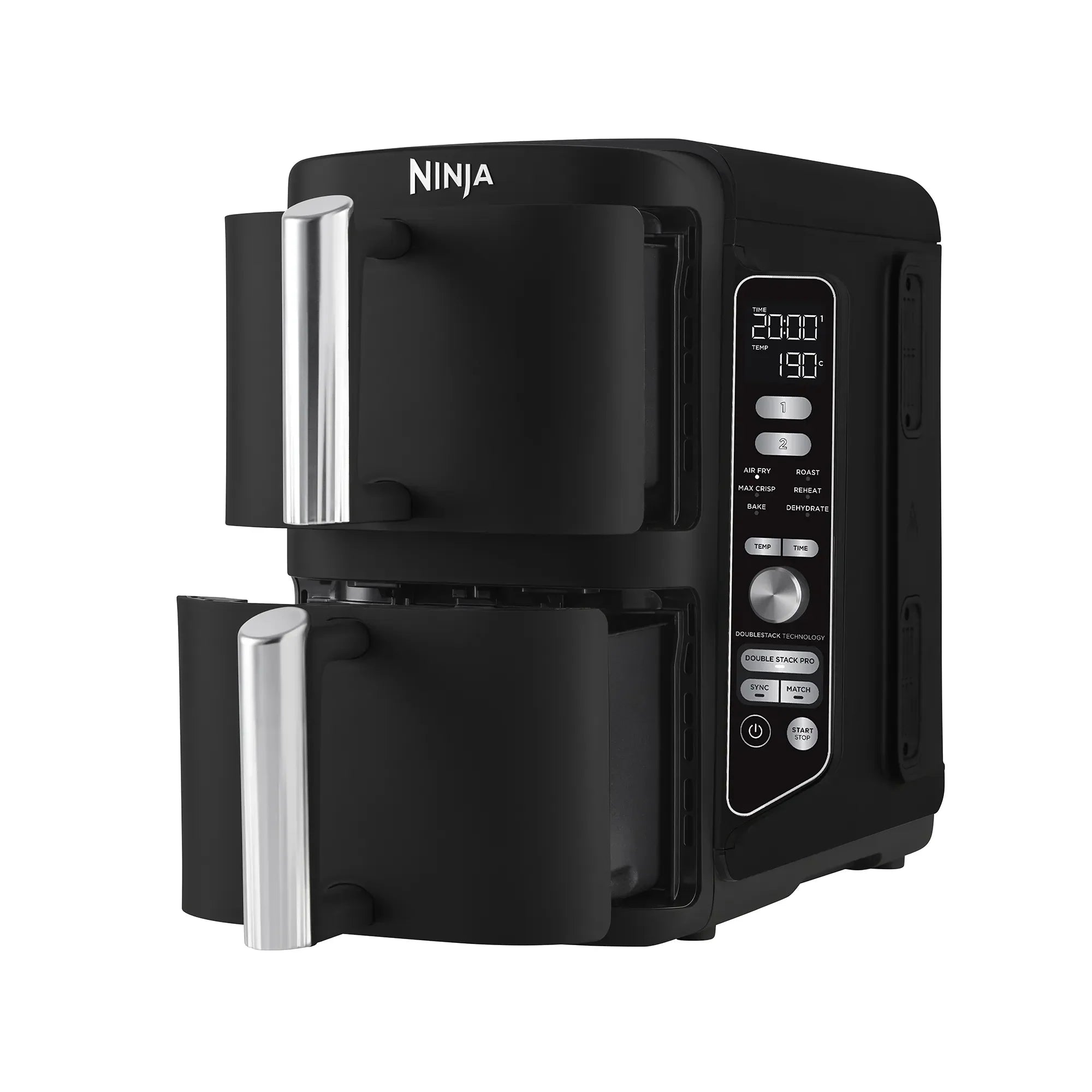 2025 Freidora de aire Ninja DoubleStack™ XXXL 9,5 L con 2 cajones
