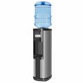 2025 Fuente de agua de carga superior para botellas de 3–5 galones – Agua caliente y fría con seguridad infantil – Negra