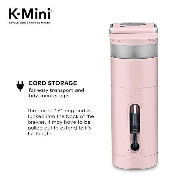 Keurig – K-Mini Máquina de Café de una sola taza – Color Rosa Empolvado