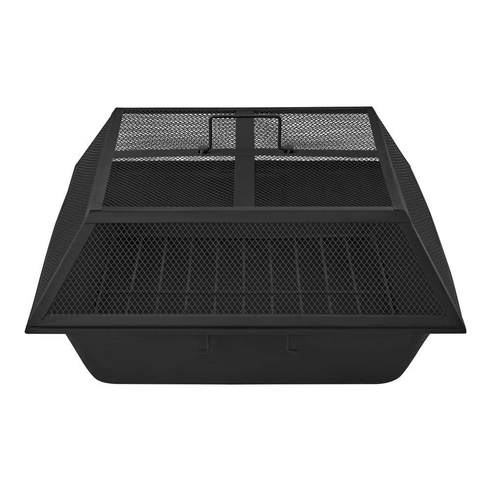Hampton Bay Juego de Inserto para Hogar de Acero de 24" con Tapa de Malla, Kit de Reemplazo de 3 Piezas