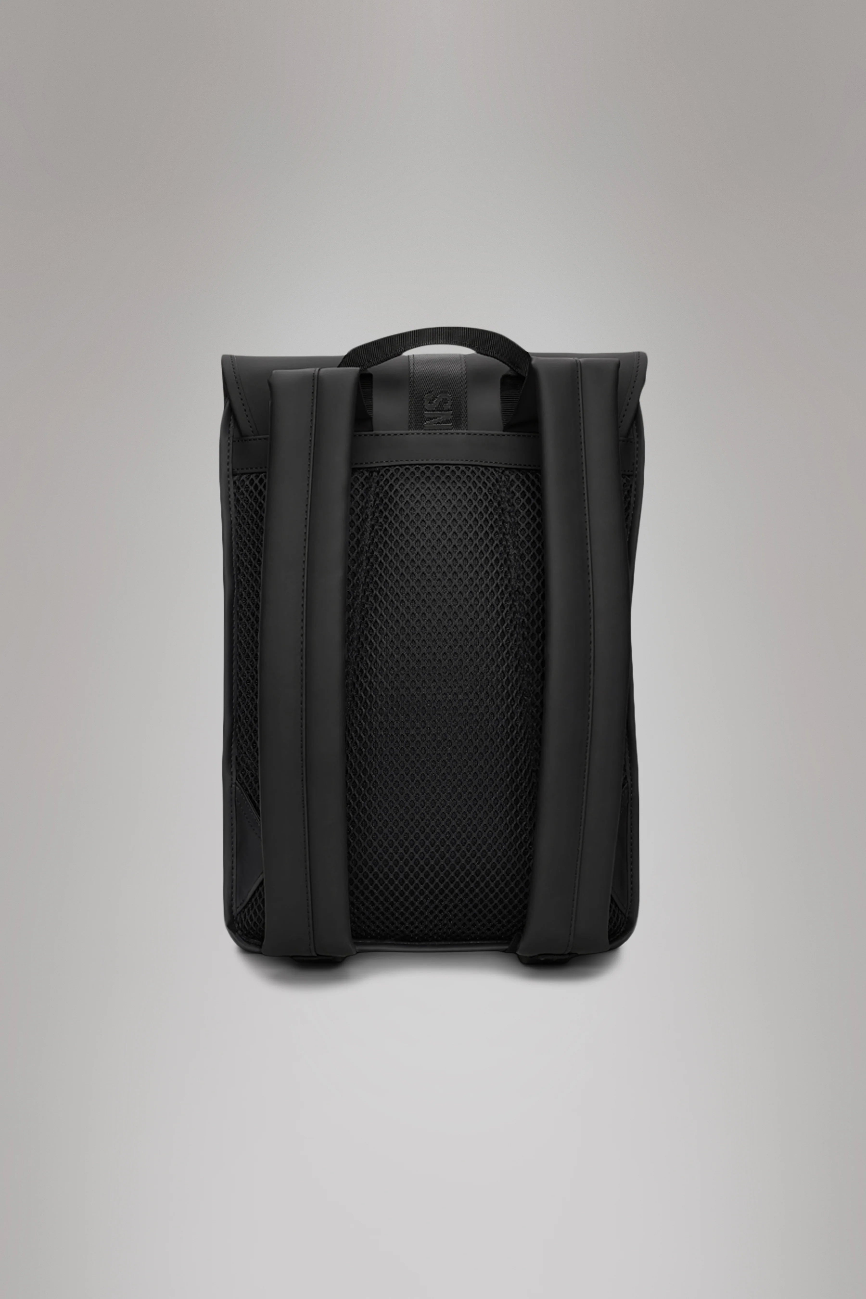 2025 Trail Backpack Mini – Mochila de Día Repelente al Agua (15") con Solapa y Hebilla de Goma – Tejido PU – Compartimento Acolchado para Portátil