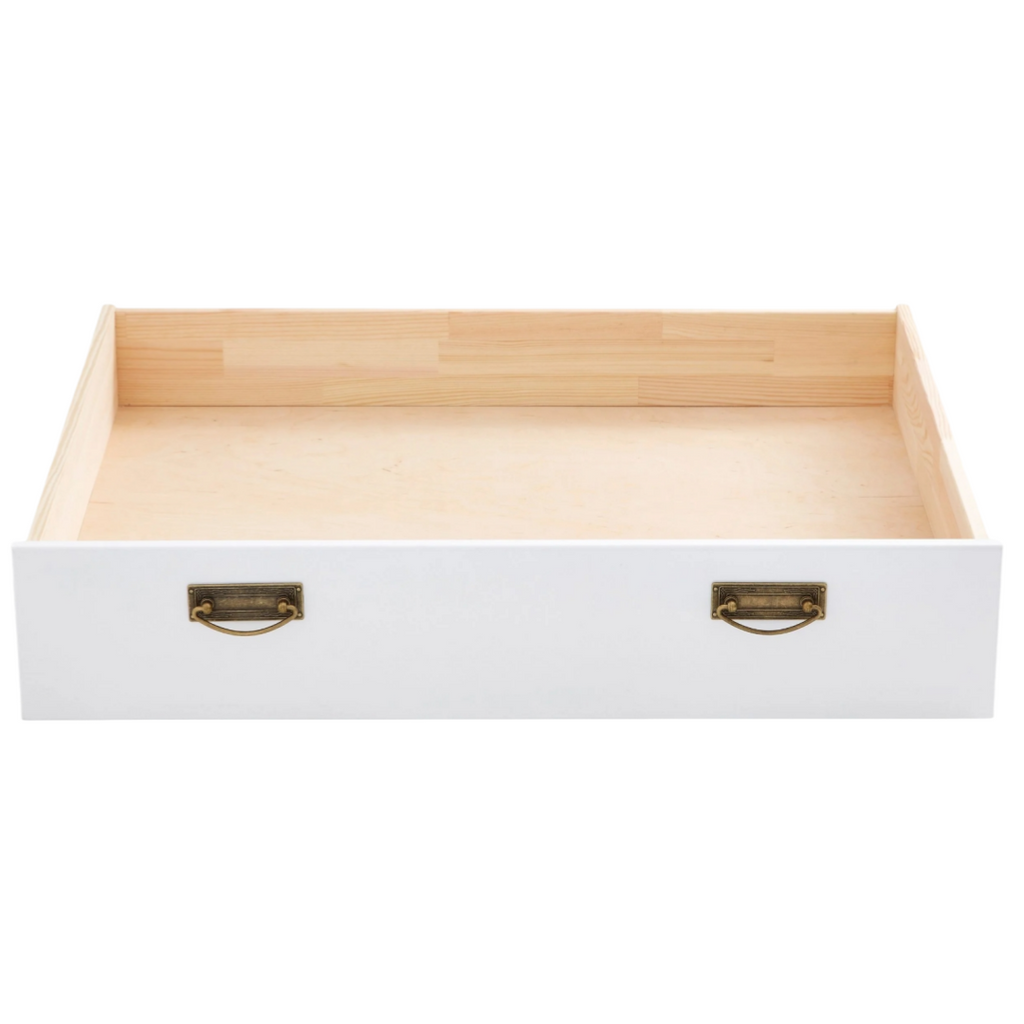 Cajón para cama de madera de pino blanco, 83 cm de ancho