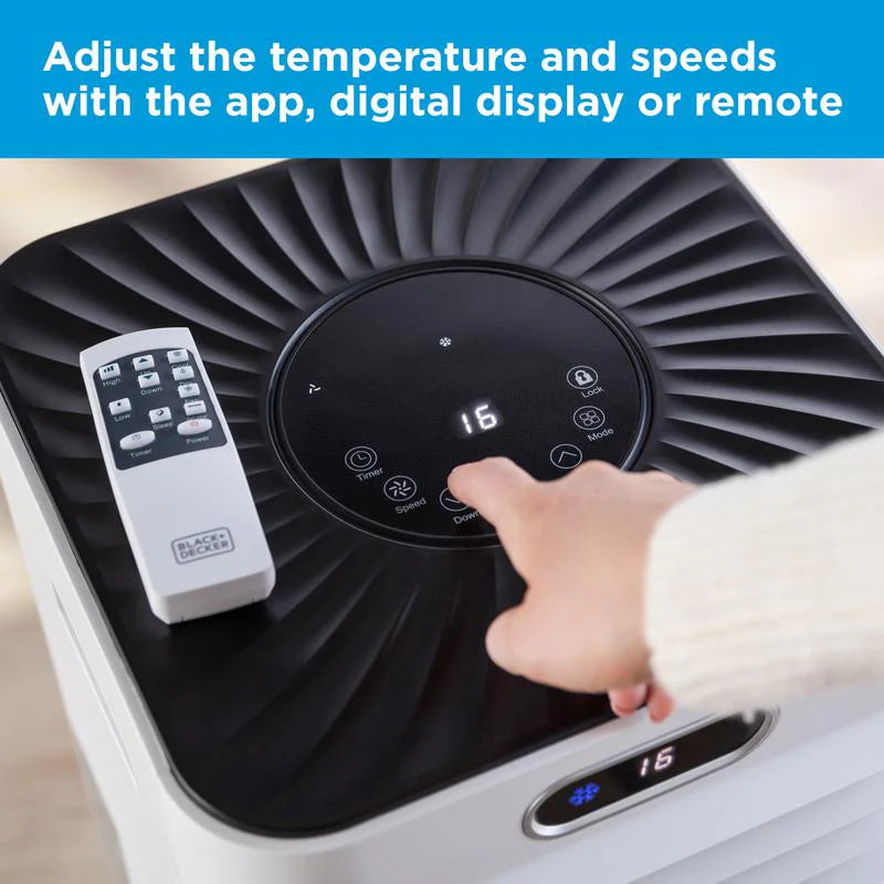 2025 Aire Acondicionado Móvil Inteligente Black+Decker BXAC40024GB 7000 BTU