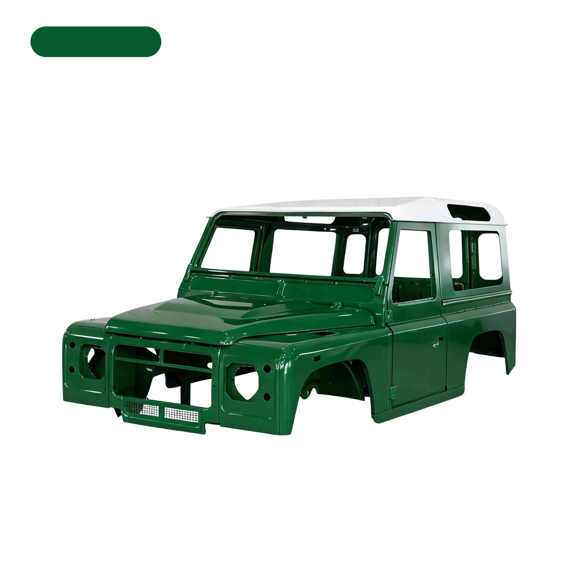 COMPLETE CAB WITH DOORS?WITH PRIMER(LHD), FOR LAND ROVER DEFENDER 90 TD4, (ALUM+STEEL)