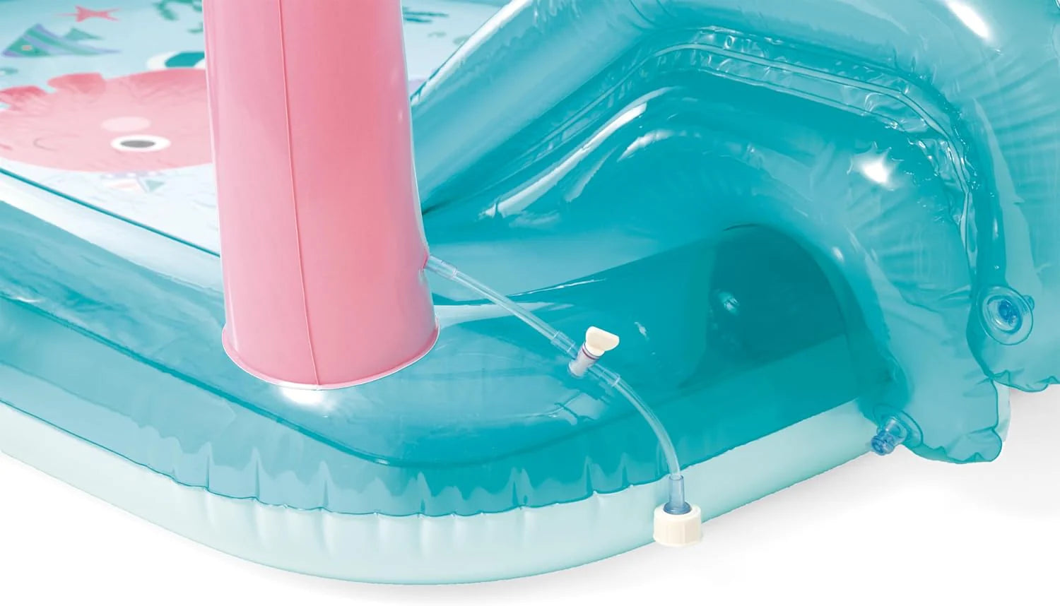 Intex Área de Juego Inflable Jungle Adventure – Piscina con Tobogán y Juegos de Agua para Niños