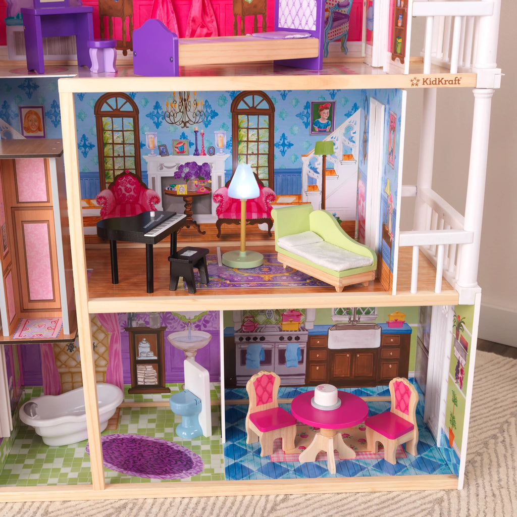 Casa de Muñecas de Madera KidKraft My Dreamy con 14 Accesorios