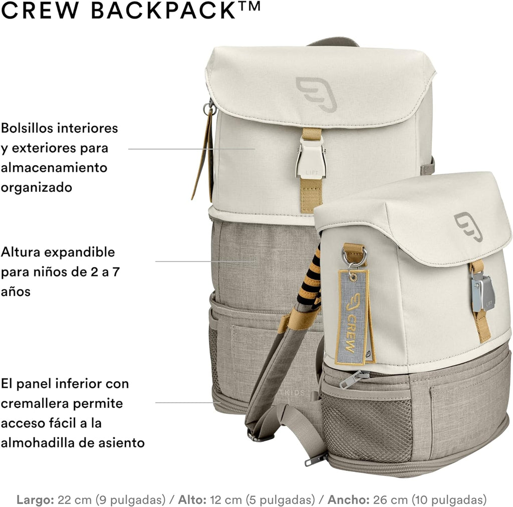 JetKids by Stokke Travel Bundle – Incluye maleta infantil para montar con cama de vuelo + mochila Crew – Ideal para edades de 3 a 7 años