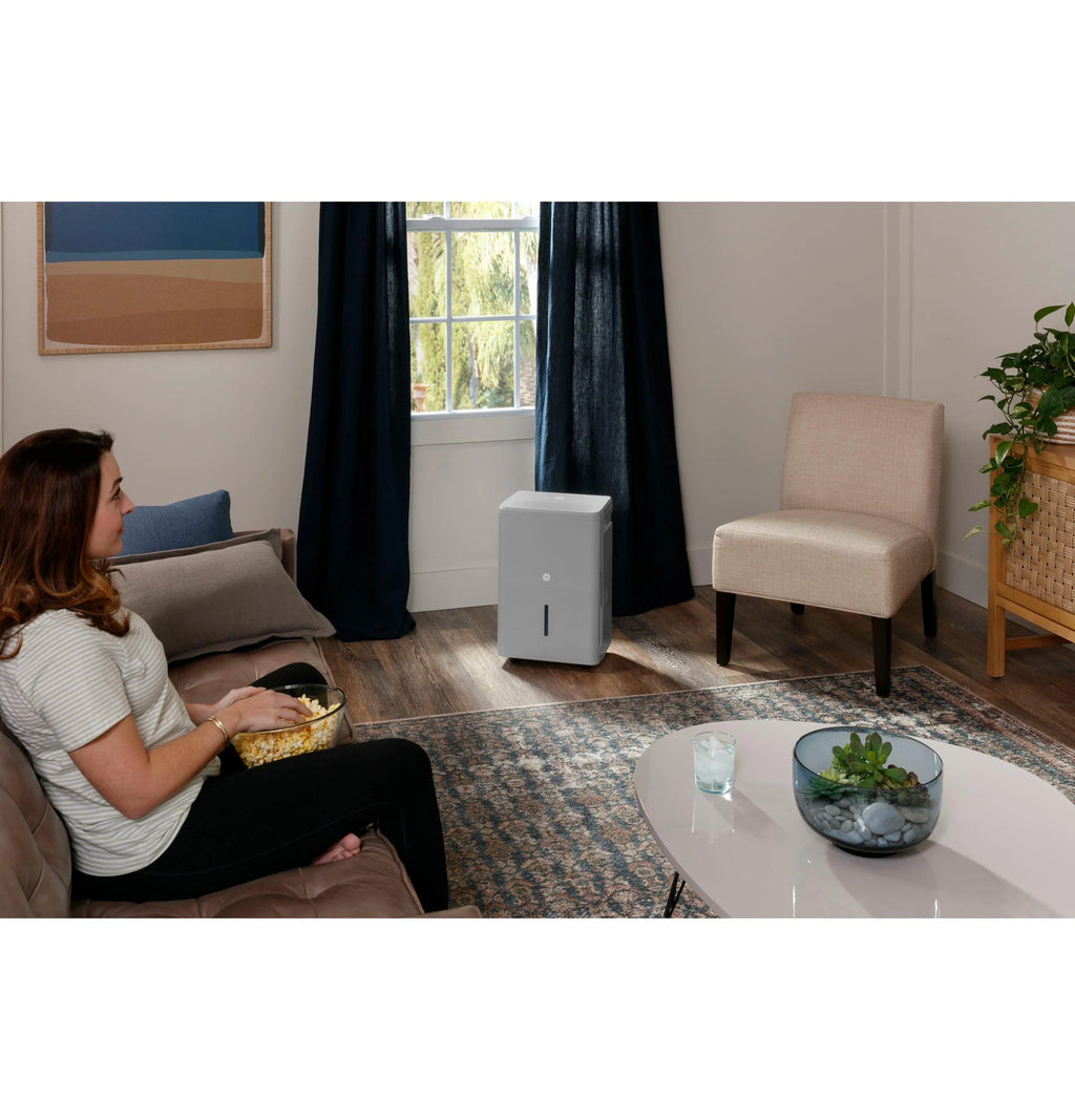 2025 GE Appliances APHR50LB – Deshumidificador Portátil con Bomba Integrada y Smart Dry, Certificado Energy Star®