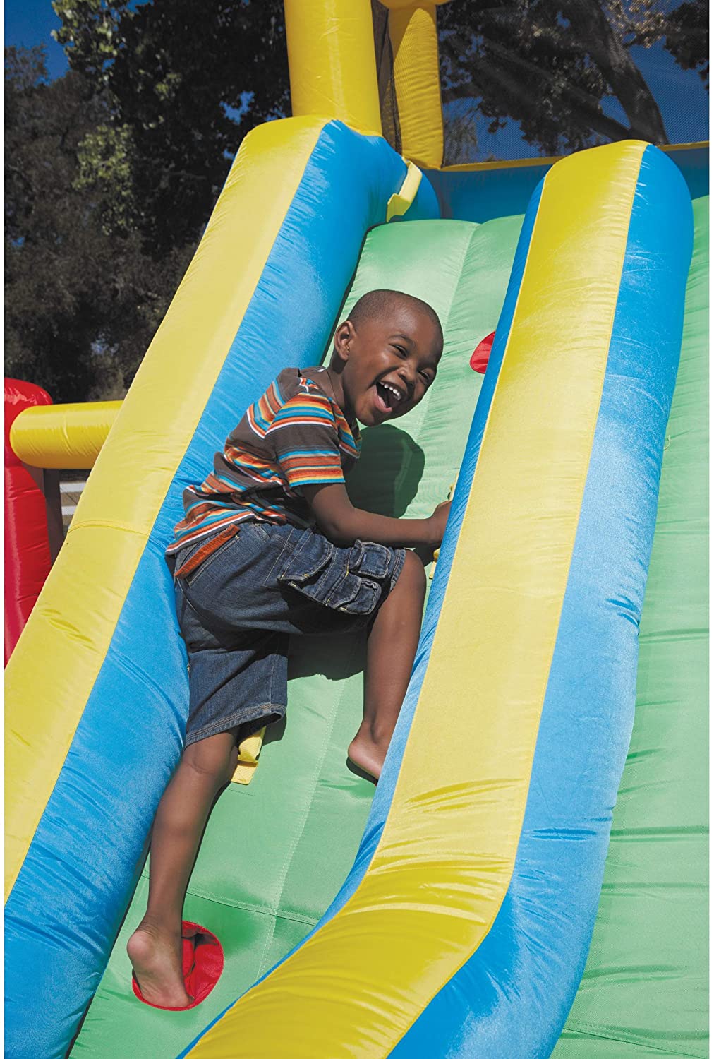 Inflable Gigante con Tobogán y Brincolín Little Tikes