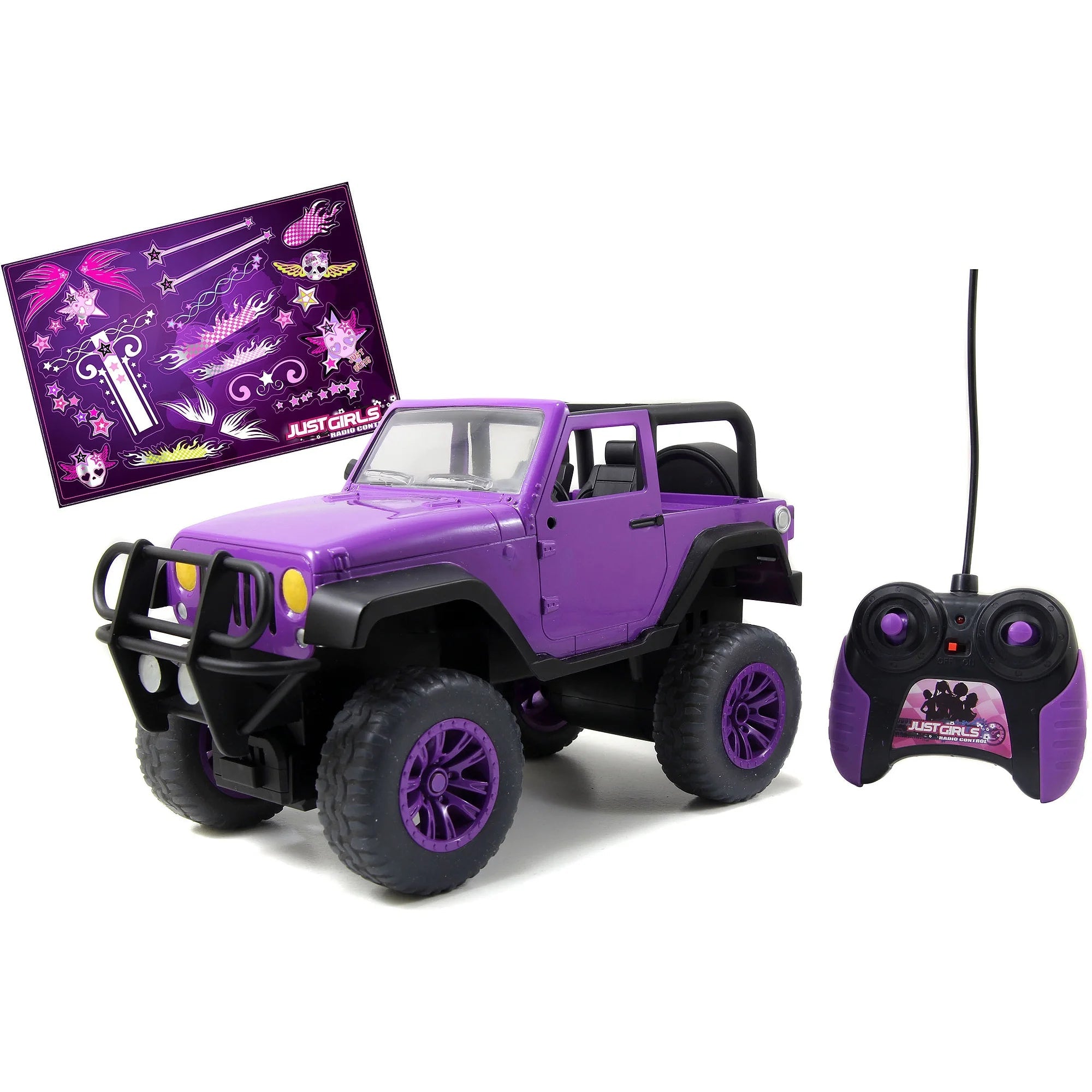 Jada Toys – Jeep a Control Remoto GirlMazing, Color Púrpura