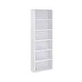 Librería Estantería de 6 Niveles 24 x 60 x 178,5 cm Blanco