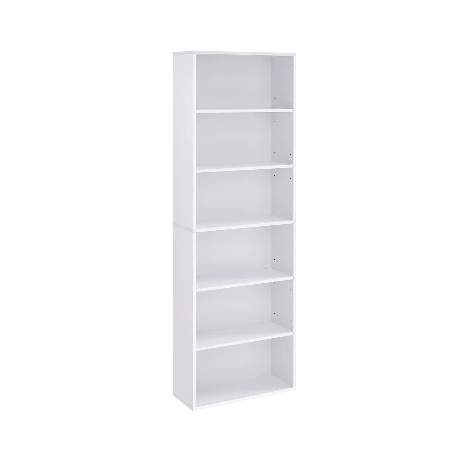 Librería Estantería de 6 Niveles 24 x 60 x 178,5 cm Blanco