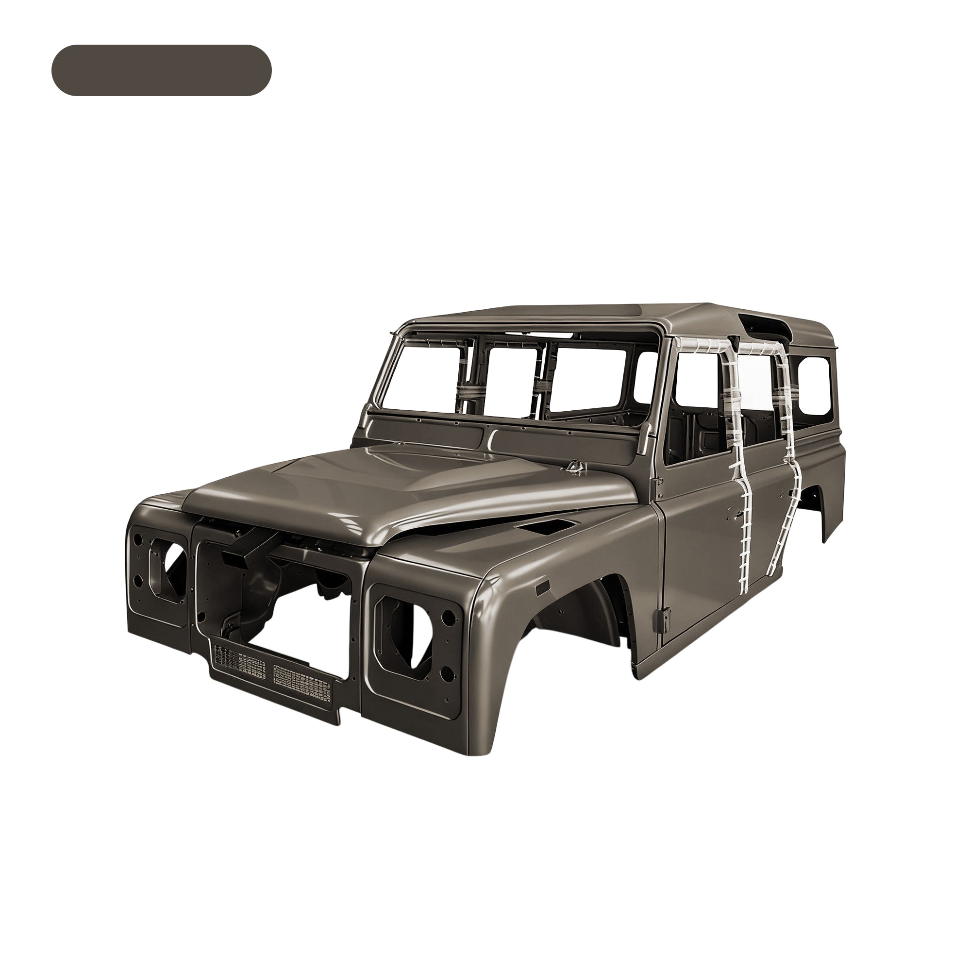 Defender 110 Td4 Complete Cab  With Doors,With Primer(LHd)(AL+ST)