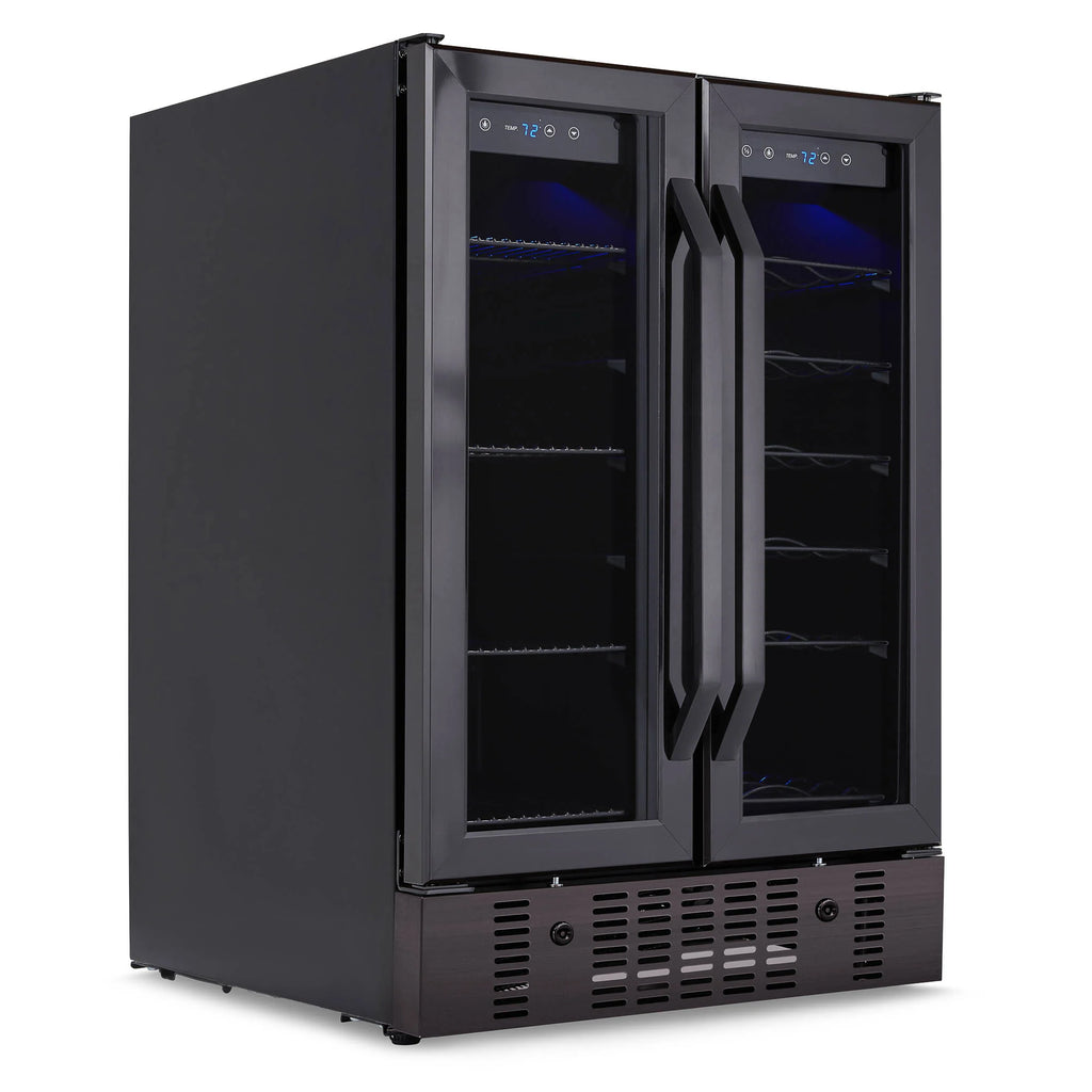 2025 Newair® Refrigerador Empotrable de Doble Zona – 60 Latas y 18 Botellas – 24"