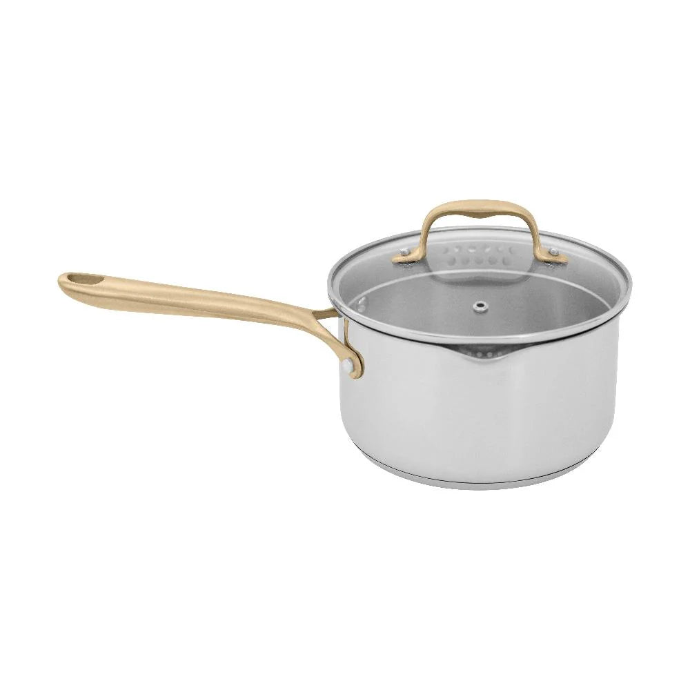 2025 Set de Cocina ZLINE de 10 Piezas en Acero Inoxidable No Tóxico con 3 Piezas de Cerámica Antiadherente (CWSETL-NS-10)