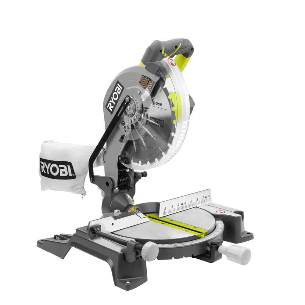 2025 Sierra Ingletadora Compuesta de 10" con Cable y Luz LED de Corte – 14 Amperios | TS1346