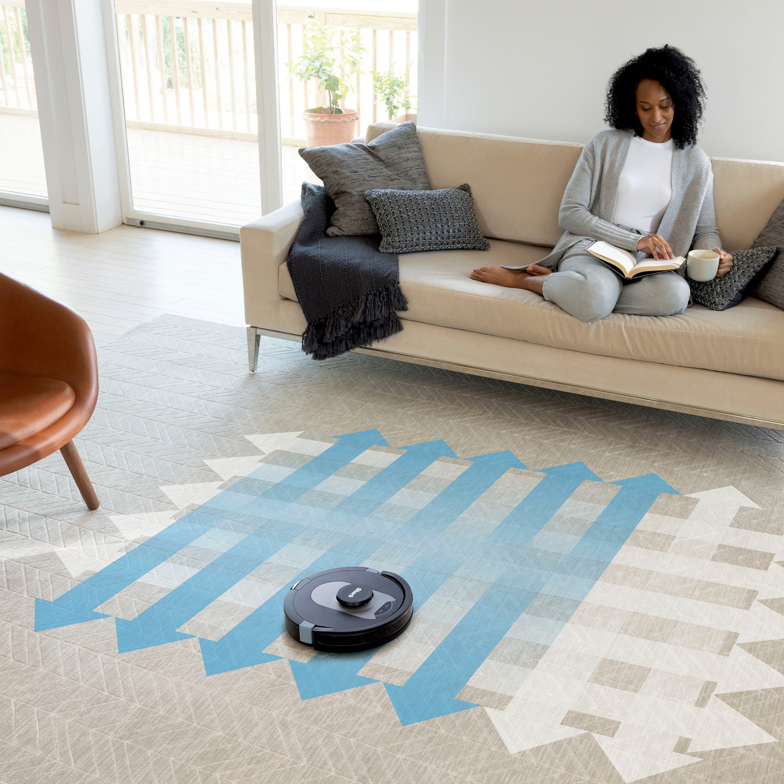 2025 Shark – Aspiradora Robot AI Ultra con Matrix Clean, Mapeo del Hogar, Base Auto-vaciable sin Bolsa HEPA, Conectividad WiFi – Negra