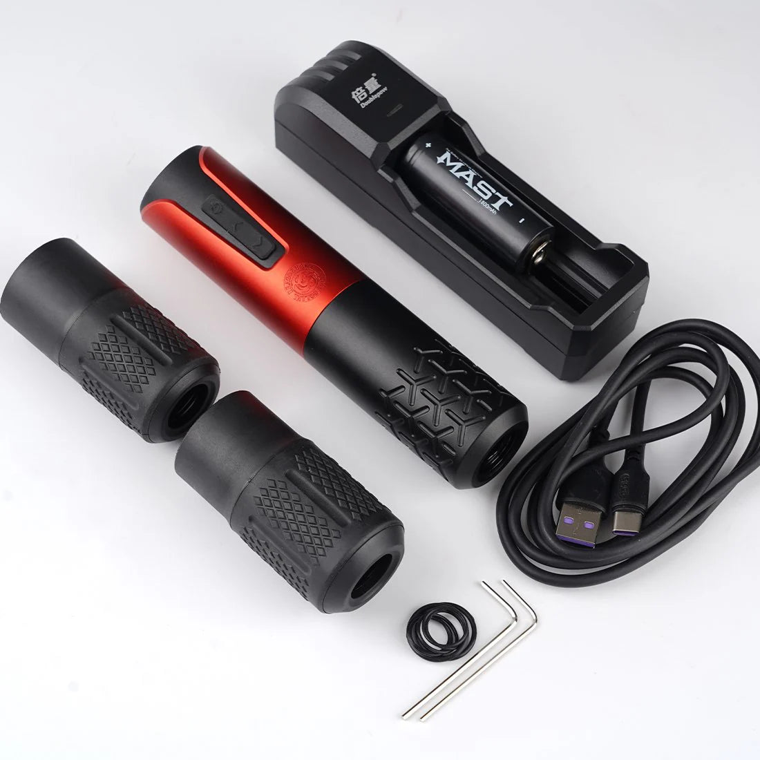 Máquina de Tatuaje Rotativa Inalámbrica Dragonhawk con Baterías Reemplazables